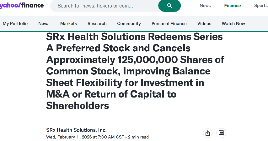 $SRXH That looks like the hook we want, oh and if you see FUD about dilution.  It's just that.  FUD 👀👇