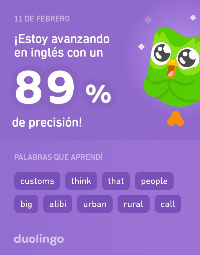 abelbonilla50's tweet photo. ¡Estoy aprendiendo inglés en Duolingo! Es gratis, divertido y efectivo. https://t.co/LFnq8ZgL9I
