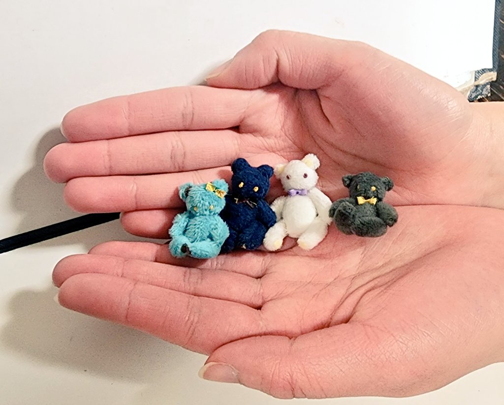 3～4cmくまちゃん(くまです…) #ぬいFes06