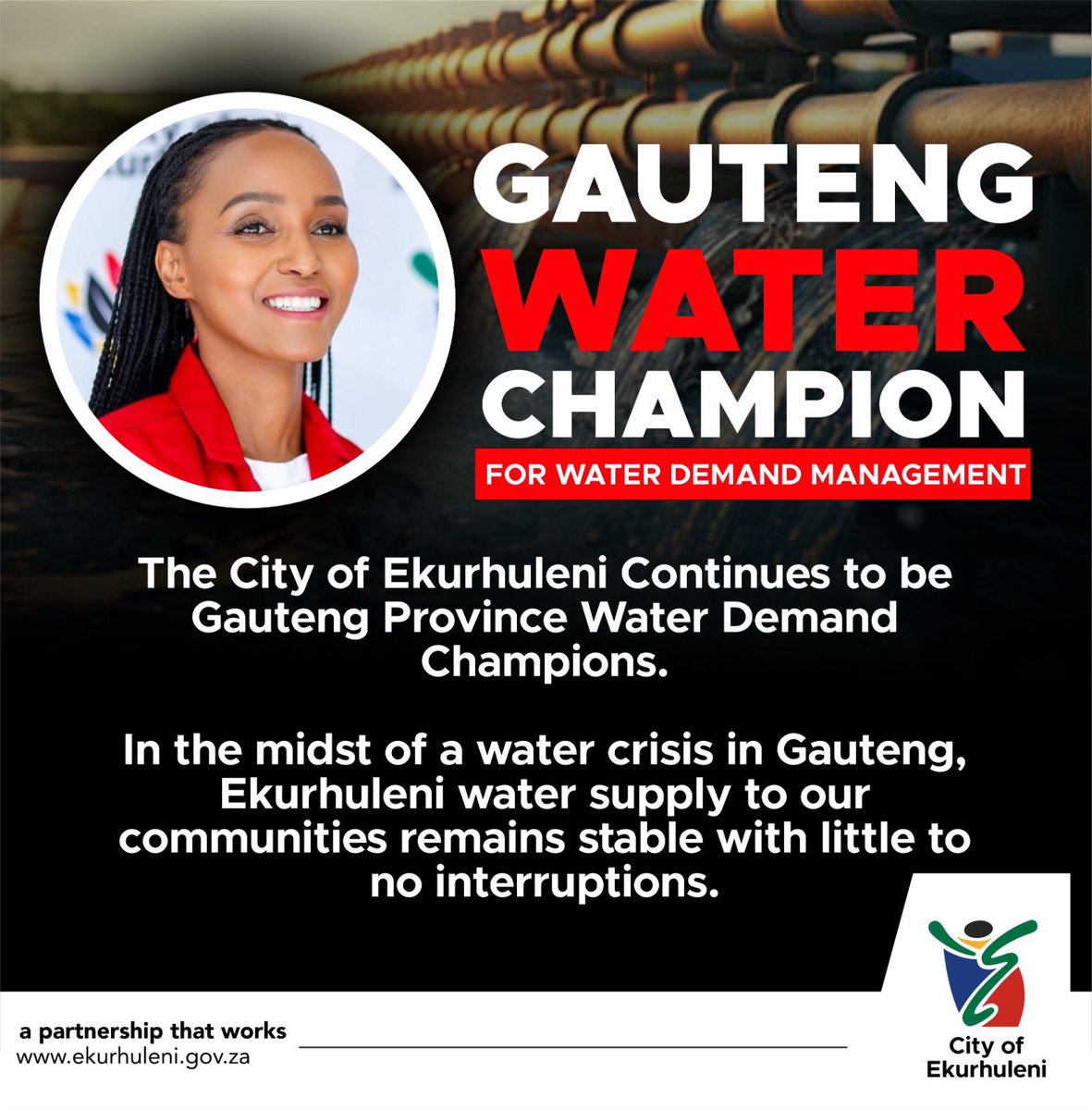 The EFF MMC of Water and Sanitation, <a href="/MsaneThembi/">Thembi Msane</a>, in Ekurhuleni has been collecting awards left, right and centre for her OUTSTANDING efforts in providing QUALITY services to the people of Ekurhuleni.

Come LGE, let’s remove the ANC in Johannesburg and bring EFF Water Champions!