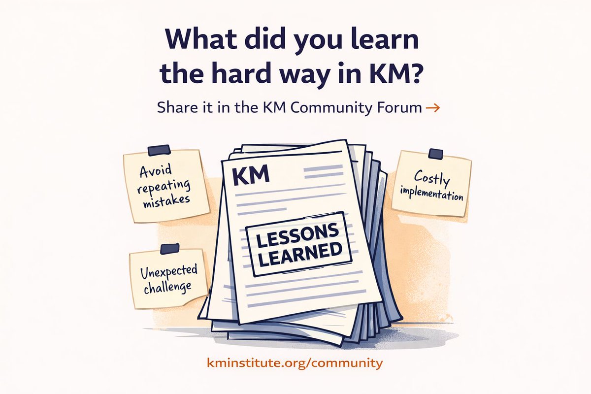 KM Institute tweet media