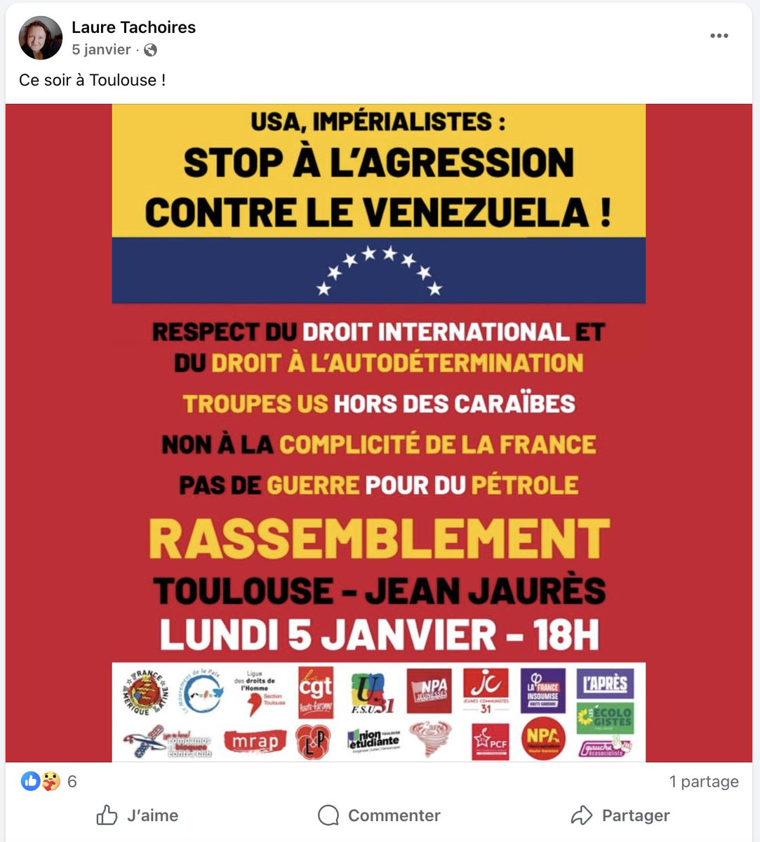 Claretsbastien2's tweet photo. Adjointe LFIste du maire de Ramonville encore présente sur sa liste: Adoration de Rima Hassan, adoration du maire islamo-gauchiste new-yorkais, soutien au terroriste Georges Ibrahim Abdallah. Rien le massacre du #7octobre. Rien contre le Hamas. Soutien à la dictature de Maduro https://t.co/iLTvC0BEUw
