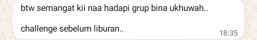 iissnaaa's tweet photo. Kalimat paling berharga selama 4 tahun kerja. Padahal awalnya masih ketar-ketir juga untuk pertahankan argumen di group, takut dipatahkan dari atas, karena biasanya begitu. Tapi ternyata beliau malah kasi dukungan lewat chat pribadi https://t.co/P3lP4Kl4Om