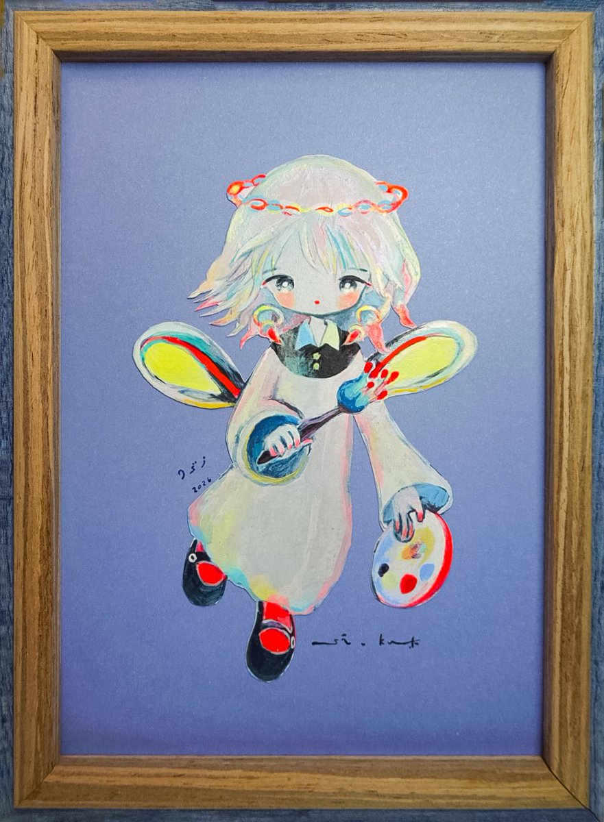 額付き 黄菊しーく原画 si_kyu