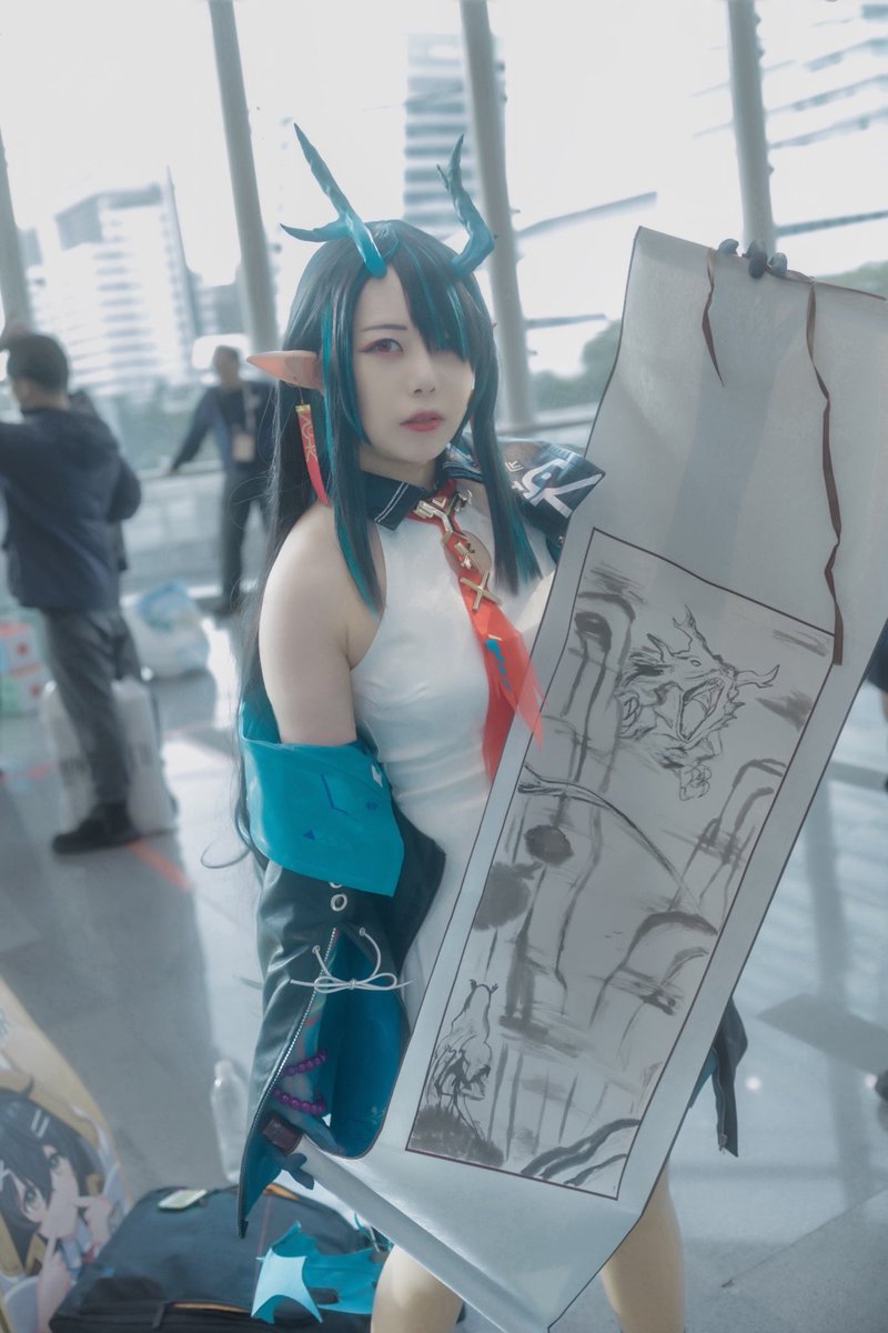 TW 電玩展
夕❤️
.
Photo by <a href="/kabo_photo/">カボ📸</a> 
The paint by  Me
.
#明日方舟
#アークナイツ 
#Arknights
#夕 #Dusk
#cosplay #cos
