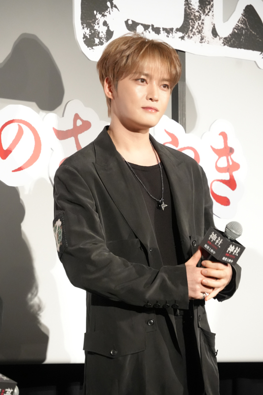 Kkorepo's tweet photo. 「取材レポ」#ジェジュン「瞬間移動した〜い」ファンへの思い語る！#熊切和嘉監督＆#木野花 と登壇『神社　悪魔のささやき』舞台挨拶
#神社悪魔のささやき #JAEJOONG
🔗https://t.co/5qm9HbQMWO https://t.co/C2v5EPJExM