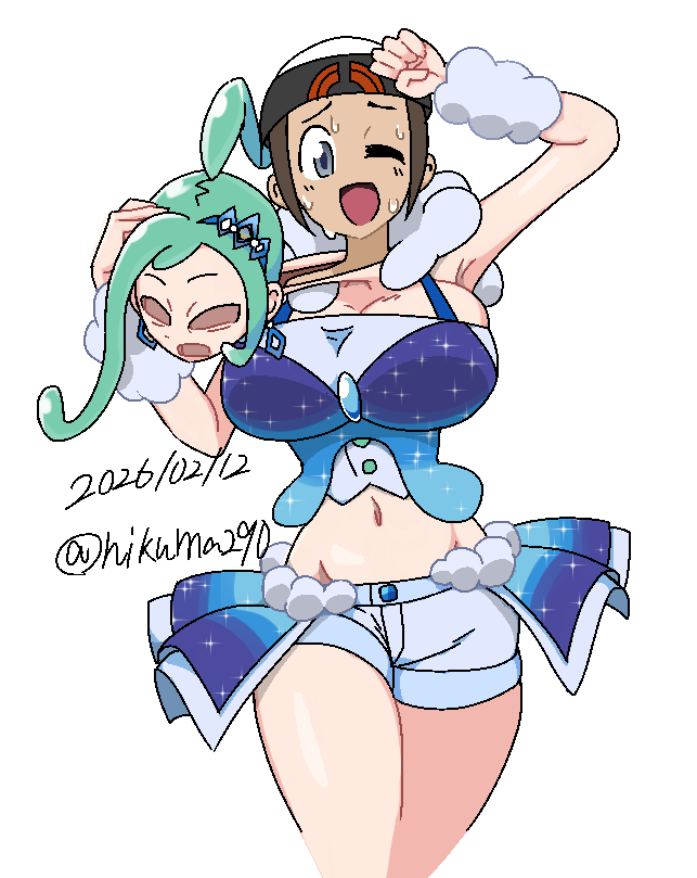 #毎月12日は皮モノの日
ルチアの皮を脱ぎかけのユウキくんを描きました