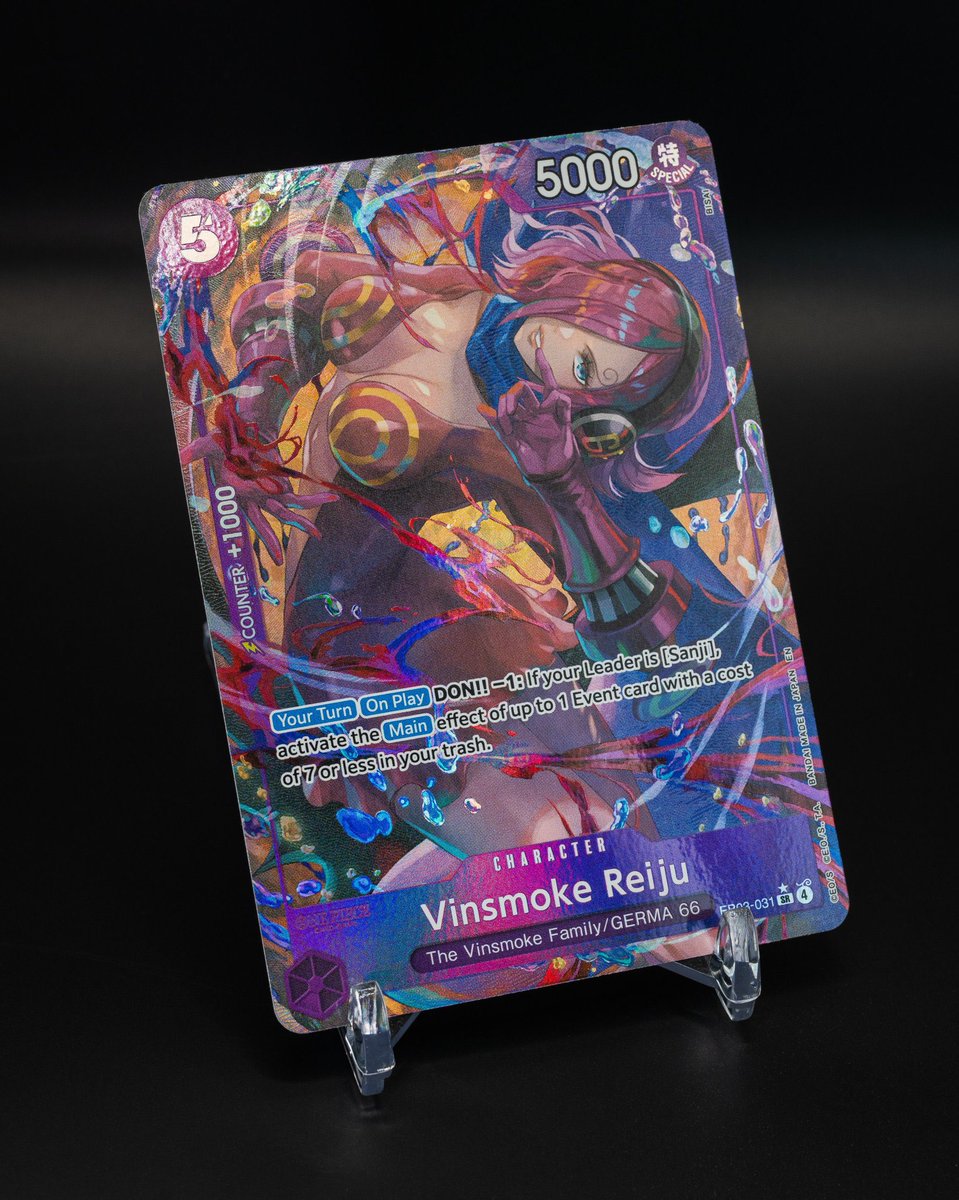Official in-person shot of an alt art in the English EB03 Heroines
