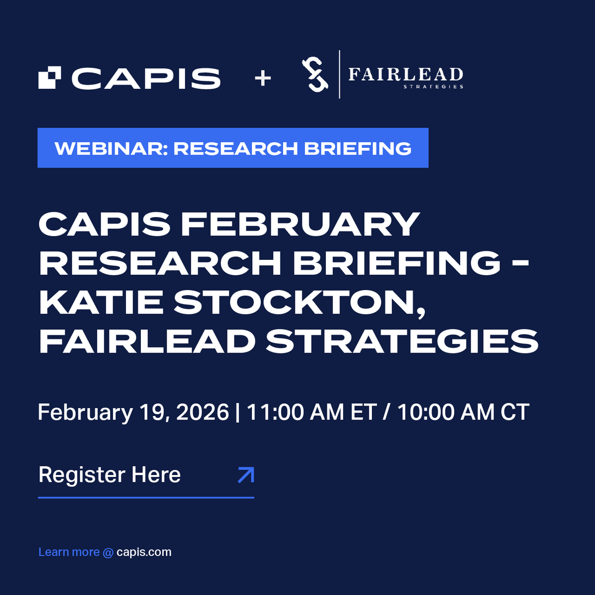 CAPIS tweet media