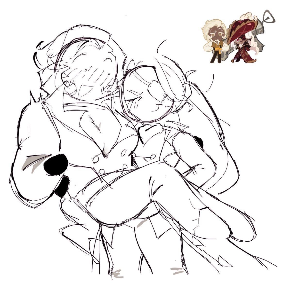 Bigger femme x smaller butch