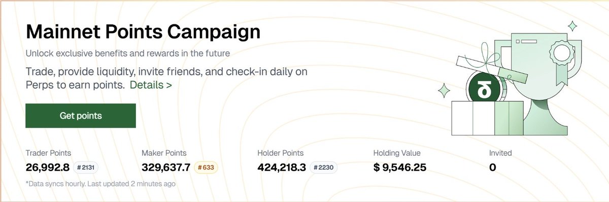 Hey everyone 👋
Here’s a legendary list &amp; general overview of the Perp DEXs I’ve been consistently farming ⬇️
1️⃣ <a href="/reya_xyz/">Reya</a>
I’ve been trading regularly for almost 5 months.
It was a great entry point into perps for me.
 Coinbase is among the investors, the project is similar to