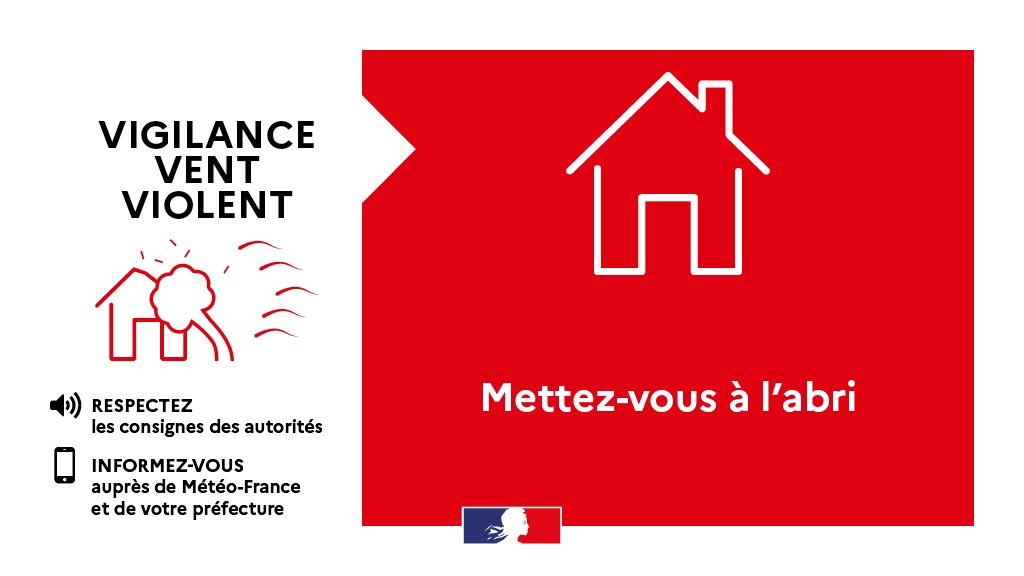 Image de Préfet de l'Aude - #TempêteNils 🔴 Météo-France place le département de l’Aude en vigilance rouge « vents violents » je