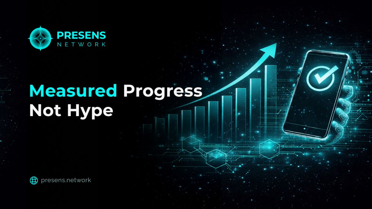 PresensNetwork's tweet image. Presens tracks progress through adoption metrics, node density, signal quality, and enterprise integrations are reviewed quarterly.

Keeping roadmap execution accountable as the network scales. Learn more at presens.network