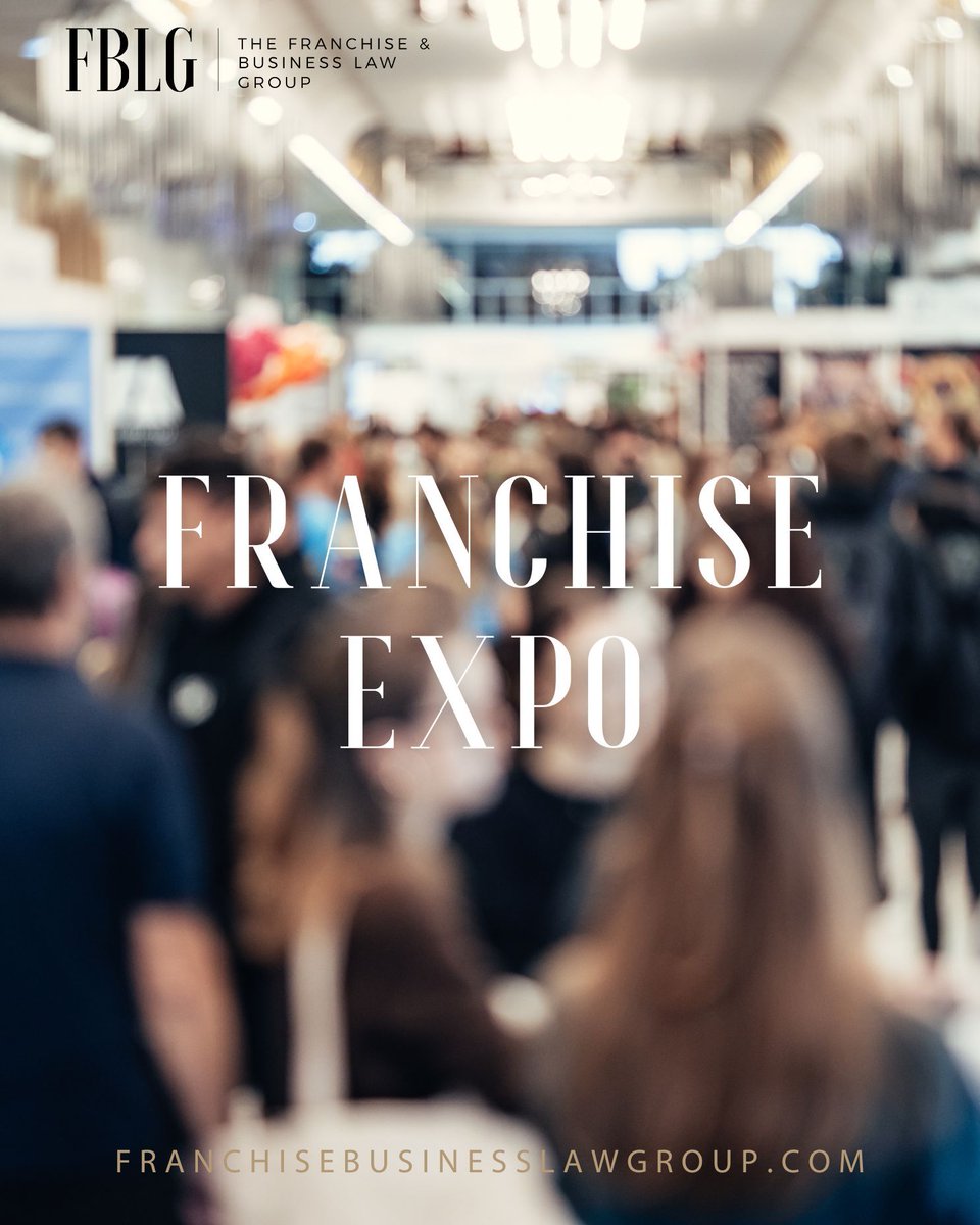 FranchiseLawLLC's tweet image. If you are headed to a franchise expo but are not registered in that state, you can generally have a high-level conversation, but you cannot offer the franchise or provide your FDD until you are registered.

#franchisequestions #franchiseFAQ #franchiselaw #franchiseexpo
