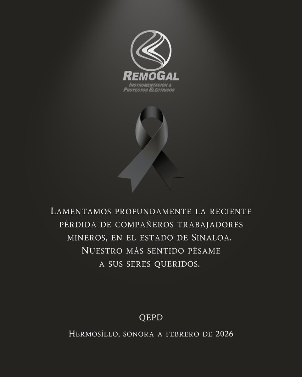 remogal_tec's tweet photo. QEPD nuestros compañeros mineros. En oración por sus familiares y seres queridos. https://t.co/ULohjWo4Ys