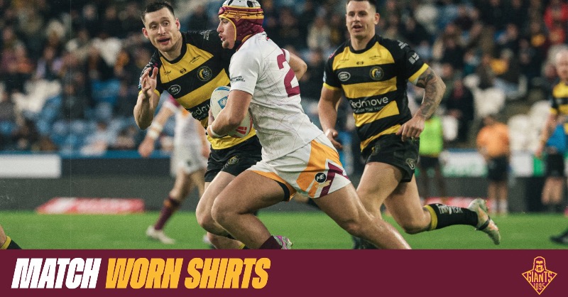 Giantsrl's tweet photo. Match worn shirts from Matty English's testimonial are now available to bid on eBay! 🙌

Read 👇

#GiantsUnleashed