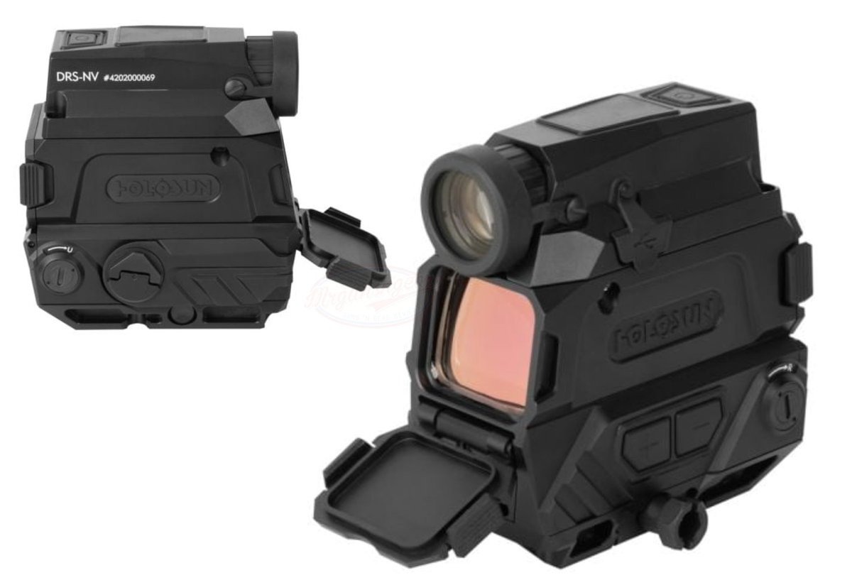 Mrgunsngear's tweet image. Holosun DRS MRS day / night vision optic with donut of death reticle, internal recording, and up to 8x zoom for $720 (log in for price &amp;amp; add to cart) with code PRESDAY26 currently here: mrgunsngear.org/3Y1WZCB   

In stock as of this post; cheapest I've seen it 🔴🚬

#nightvision