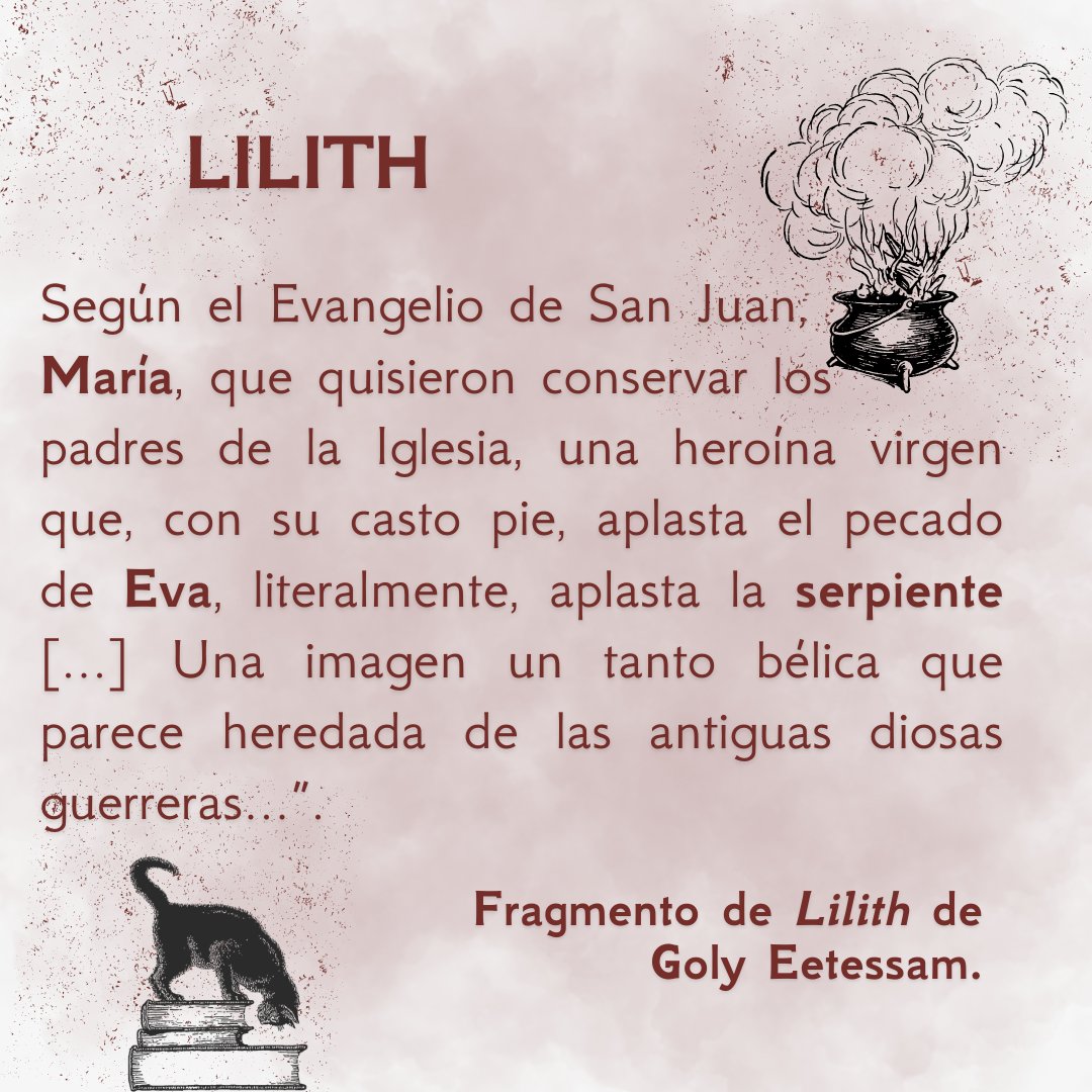 helenaseoane's tweet image. Lilith, Eva, María Magdalena...

#mitosfemeninos #mitologia #religion