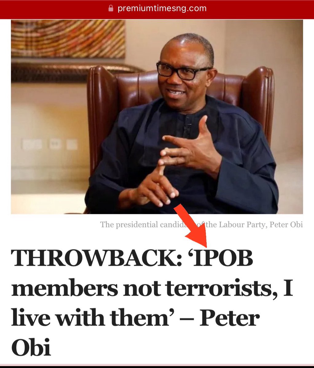 dele003's tweet image. A vote for Obi is a vote for IPOB.  
That will never happen.👇🏾