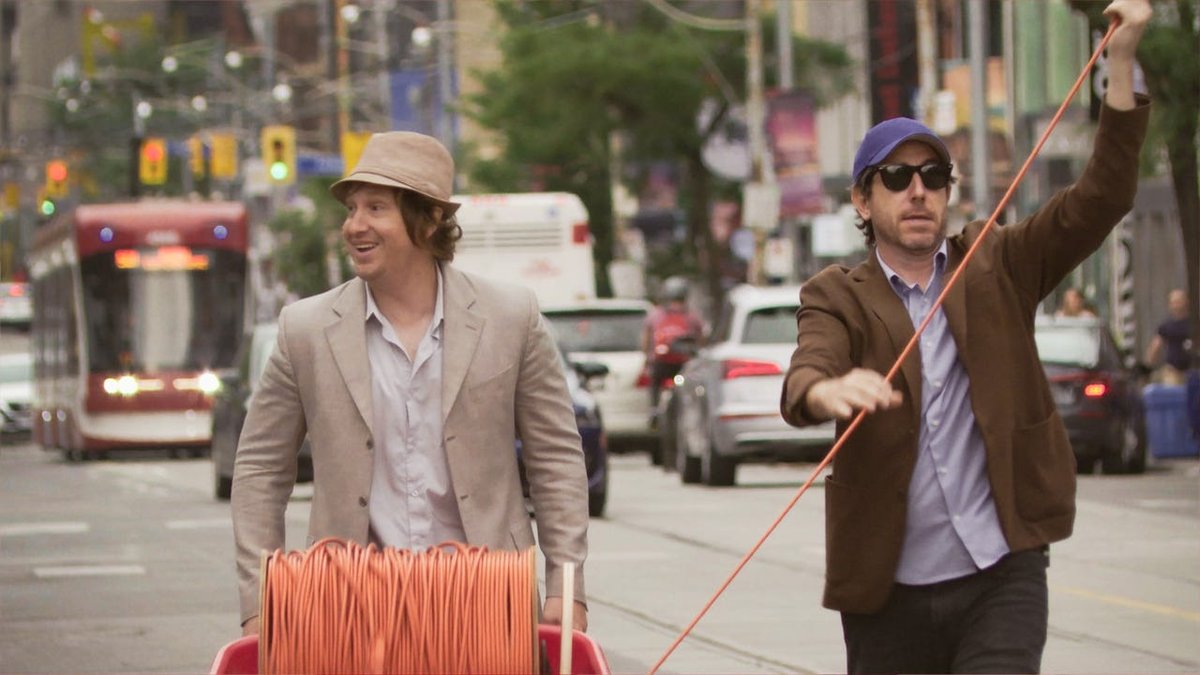 IGN's tweet photo. Two Toronto comedians go back to the future – mockumentary style! – in the hilarious, audacious legacy sequel, Nirvanna the Band the Show the Movie.

Our review: https://t.co/IHJsmCUiq5 https://t.co/jT2dSkU3MW