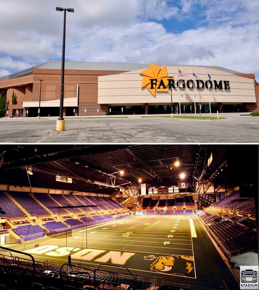 StadiumVagabond's tweet photo. ๐๏ธ Fargodome, Fargo, ND ๐ธ circa 2003
๐ฆฌ Home of the North Dakota State University (NDSU) Bison
Opened 1992 | Capacity 18,700 ๐ก๐ข
โฐ๏ธ NDSU just announced that it will shift to the FBS Mountain West Conference next season.
#Fargodome #NDSU #NDSUBison #GoBison #NDSUFootball https://t.co/c7wH671kWl