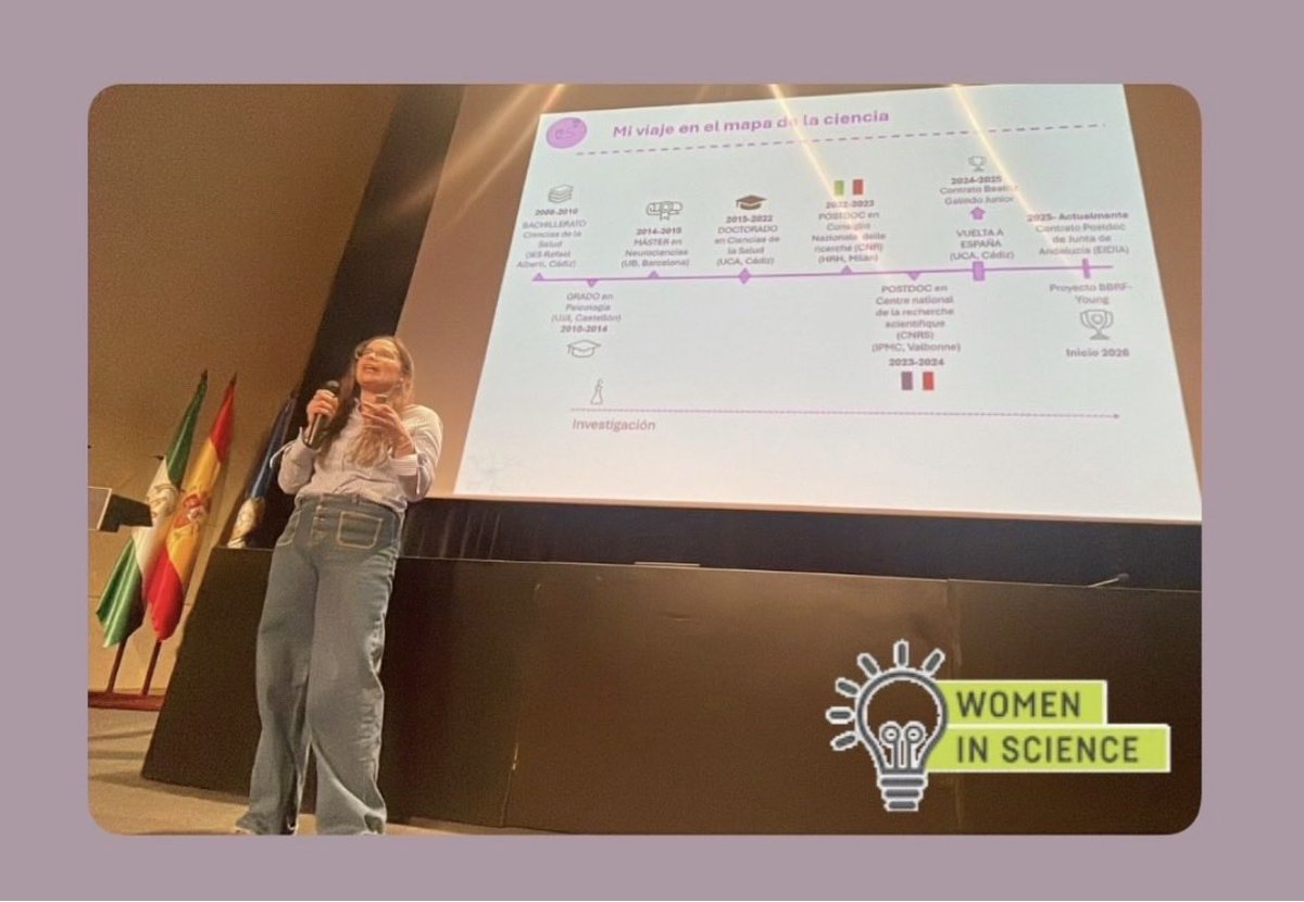 Berrocoso_Lab's tweet photo. Hoy #11F celebramos el Día Internacional de la Mujer y la Niña en la Ciencia👩‍🔬🧬🔬 reivindicando referentes, oportunidades y vocaciones científicas #MujerYNiñaEnLaCiencia 
@univcadiz @INiBICA_IIS #CIBERSAM @CIBER_ISCIII https://t.co/wbCXyOwFvZ