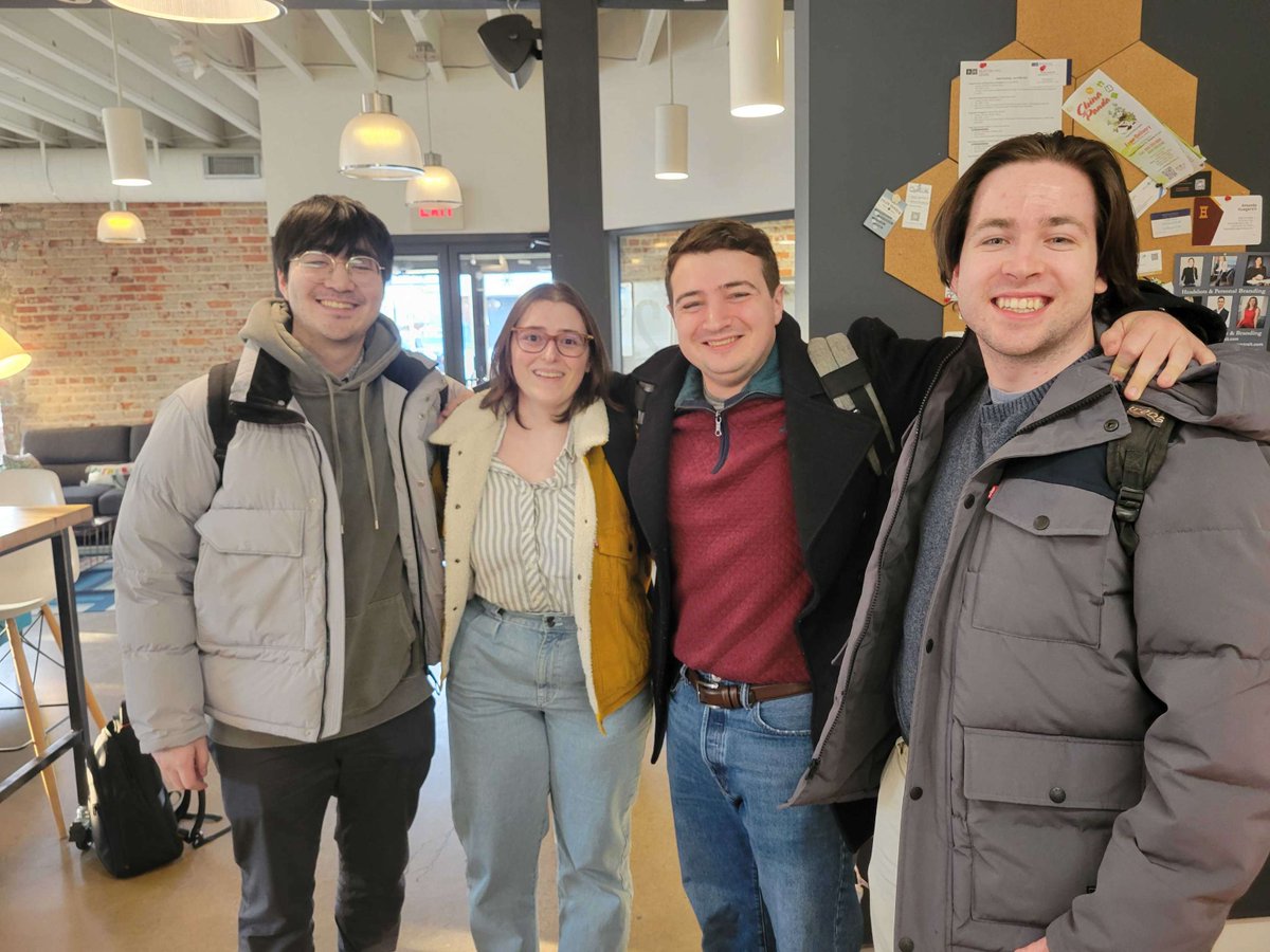 kinetechcloud's tweet photo. 🚀 Remote work is great, but there’s nothing quite like in-person work sessions! 

Yesterday, our Virginia-based Kinetech crew met up at a local coworking space for a change of scenery. It was a fantastic blend of productivity, knowledge sharing, and just plain fun catching up face-to-face.

A big takeaway? We highly recommend organizing a local workday if your team members are within an hour or so of each other. The spontaneous collaboration is definitely worth the commute!

Do you prefer working from home or gathering at a coworking space with colleagues? Let us know below! 👇

#ThinKinetech #TeamCulture #Coworking #RemoteWork #VirginiaTech #Lowcode #Mendix