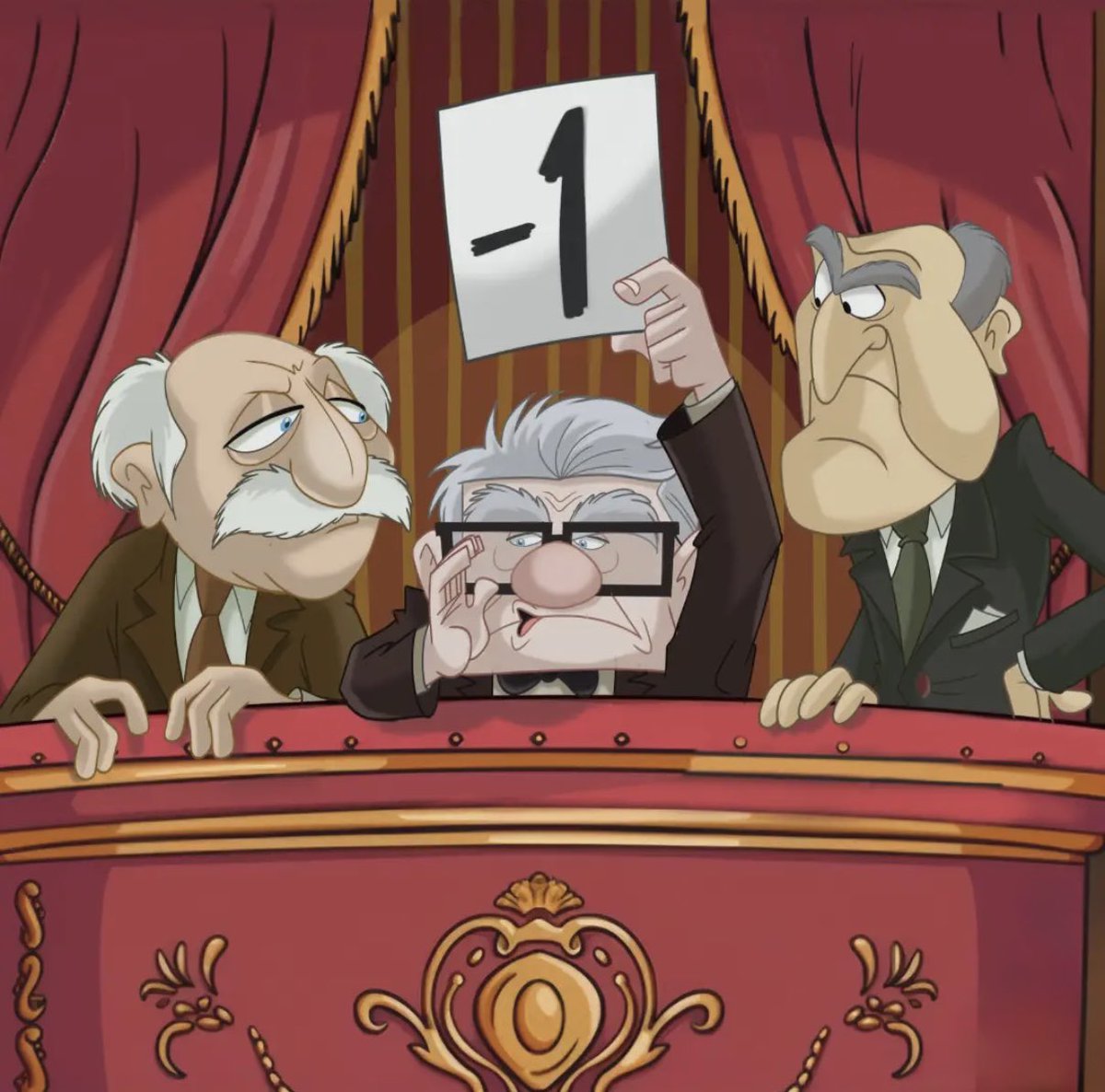 CutestNeko's tweet image. #muppets “An Intruder On The Balcony” by Richietoons 😆🤣👍lol.