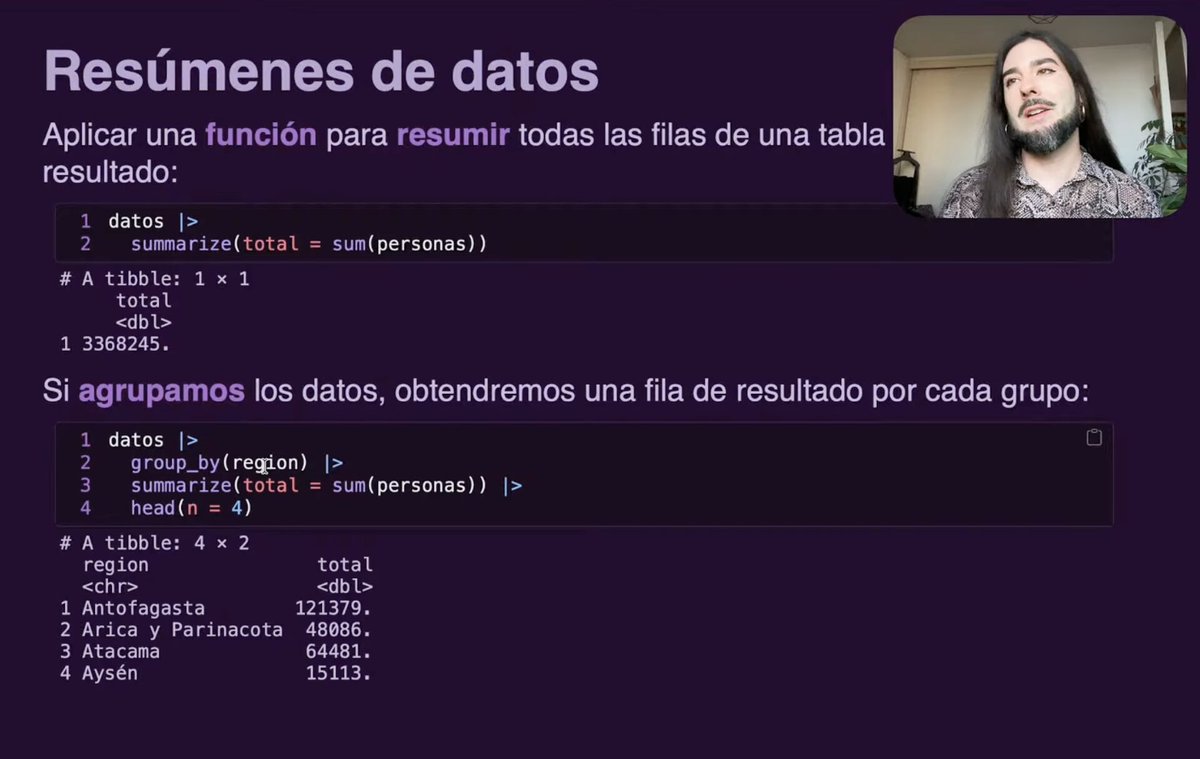 bastimapache's tweet image. Esta semana terminó mi curso gratuito de introducción a R para ciencias sociales! 
La idea era acercar el análisis de datos con #Rstats a más personas, sobre todo mujeres y personas LGBTIQ+ 💜
Las grabaciones, diapositivas y código del curso ya están disponibles! 👩🏻‍🏫