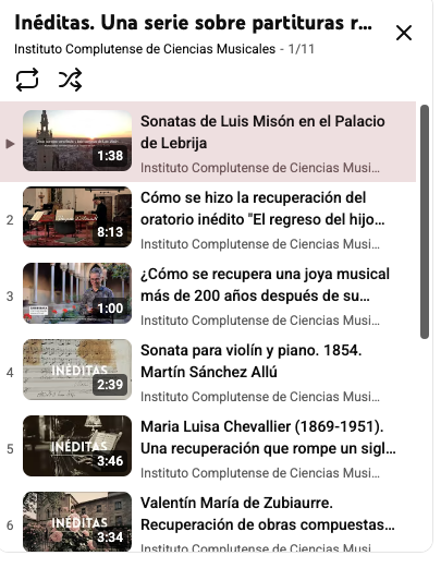 ICCMU's tweet photo. Conoces nuestro canal en @YouTube?  
Tenemos ya una lista #bastantemaja de contenidos visuales que hablan de investigaciones musicológicas en las que hemos trabajado desde diferentes perspectivas 😎
https://t.co/DapCwUPc45 https://t.co/IyPg5H15qD