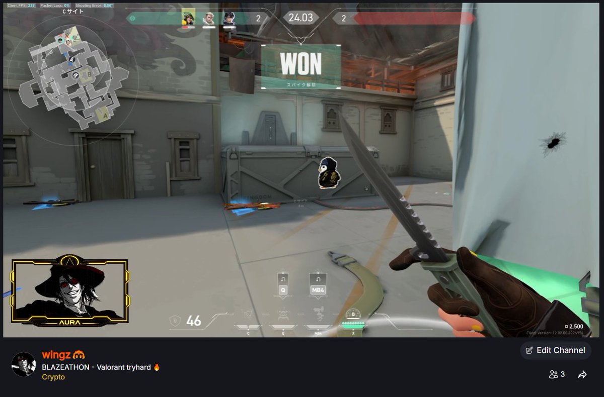 Playing Valorant now on <a href="/blaze_stream/">Blaze</a> and later <a href="/WilderWorld/">Wilder World</a> game night on <a href="/GuildFury/">Fury Gaming Guild</a> 🔥
blaze.stream/wingz