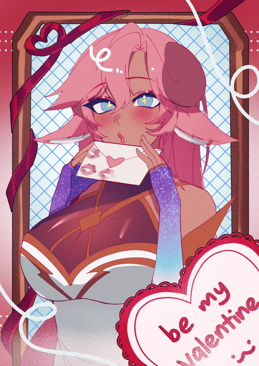 I know Valentines is on Saturday but I was wondering if you would want to be mine 💋✨

🎨:<a href="/LucisKore/">˖✧ KORE ✧˖</a> 

#arieART