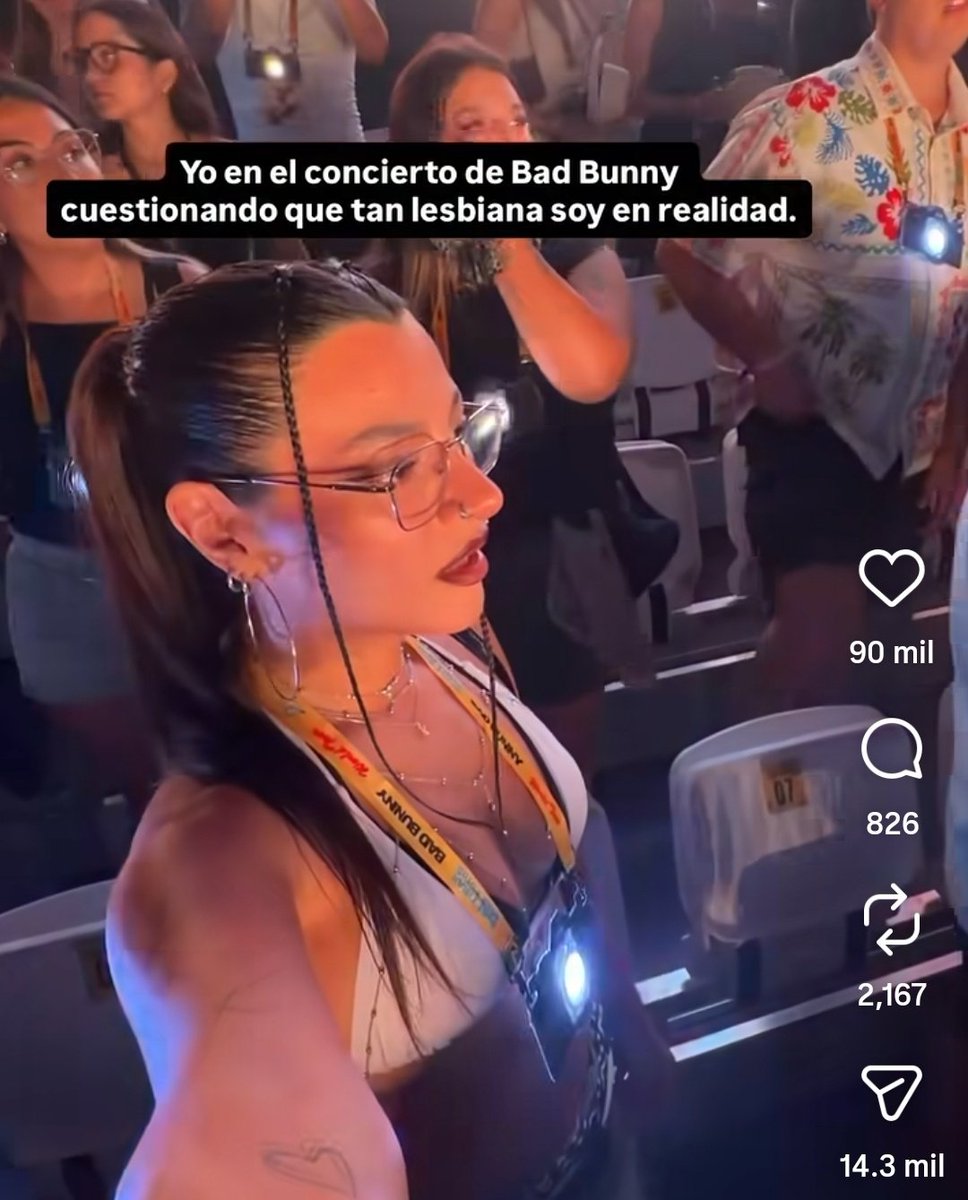 valsc_16's tweet photo. HARTA ESTOY de los tt/reels de "lesbianas" poniendo que Bad Bunny sería su 'excepción' ... cabrón llevamos DÉCADAS peleando para que la gente nos reconozca como mujeres que no sentimos ni deseamos NINGÚN vínculo con ellos como para que estas pendejas fomenten la idea de que nos pueden llegar a gustar! 🙄 Por eso van x la vida acosándonos pensando que nos pueden "cambiar" 🫠🫠 Y todo por míseros likes de mierda.

Y lo digo como gran fan de Bad Bunny. Lo admiro como artista pero ni a рutazos lo beso. BASTA YA. Digan que son bisexuales y punto!!!!