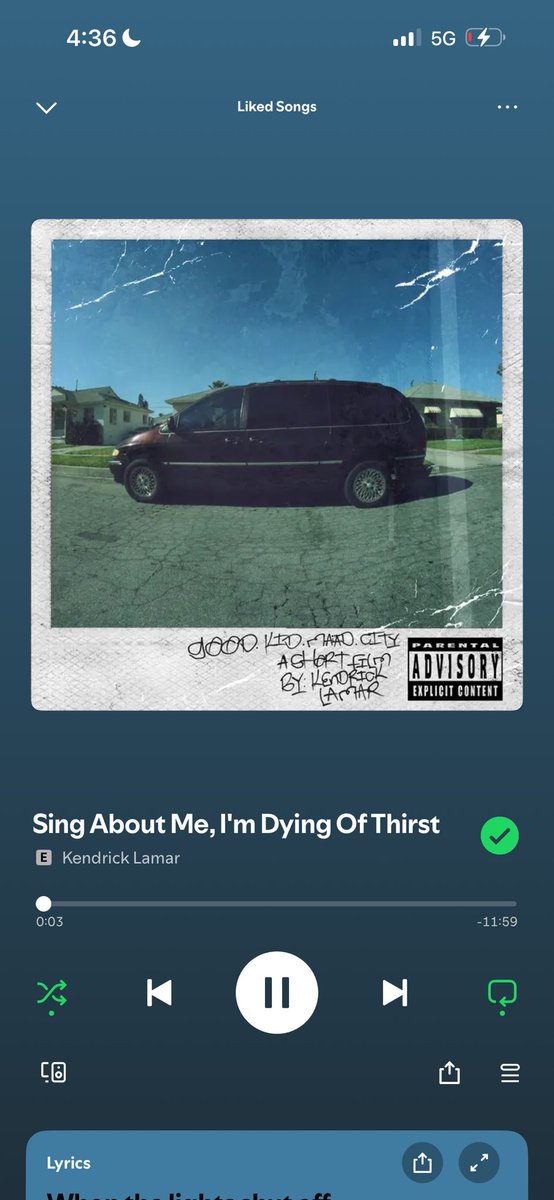 folayinmii's tweet image. Leave story telling to Kendrick.