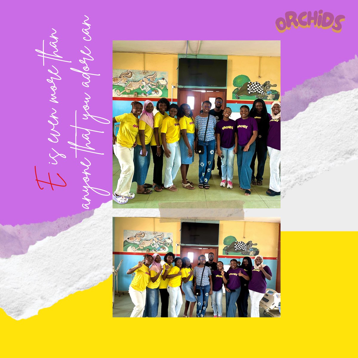 At Orchids, L-O-V-E means laughter in hospital hallways, tiny hands covered in craft, and safe play spaces where healing begins.🥹💜
This February, we're spreading love the best way we know how; through joy, play, and gentle moments that remind every child they are not alone.💛