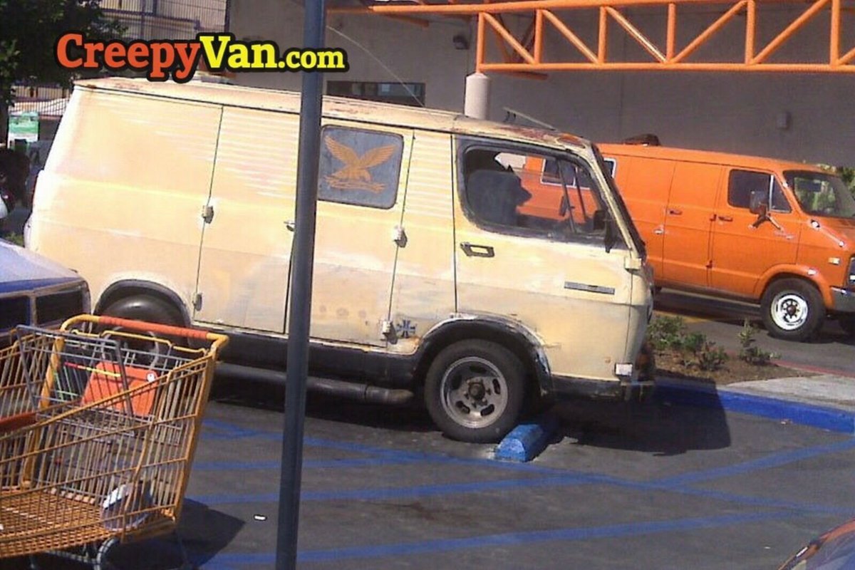 CreepyVan69's tweet photo. These creepers are coordinating!  #humor #parody #TuesdayMotivaton #vanlife https://t.co/p6wsXoeAW9