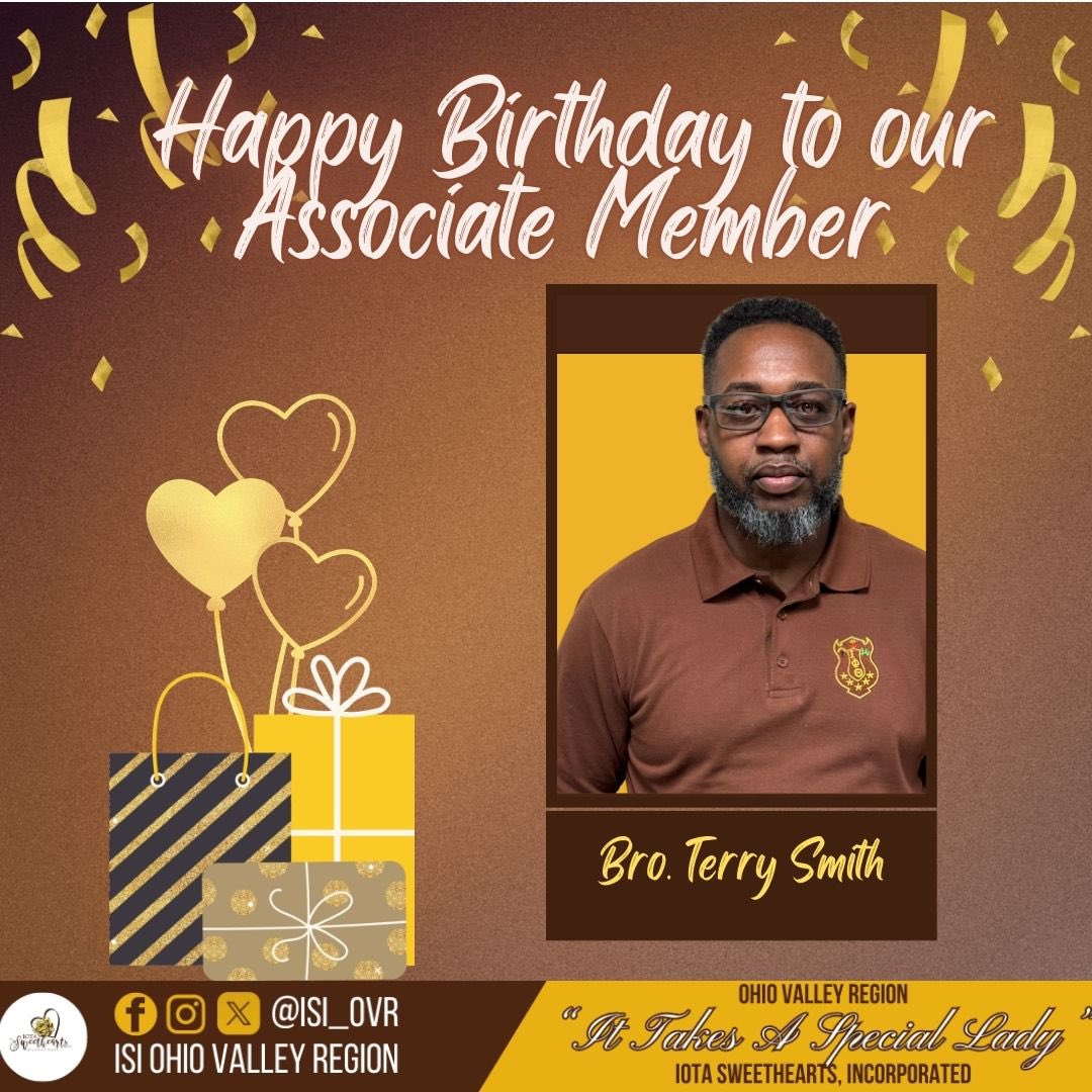 ISI_OVR's tweet image. We would like to wish our Associate Member Bro. Terry Smith, Polaris of Beta Xi Omega Grad Chapter a Happy Birthday! #happybirthdaytoyou #isi92614 #ipt1963 #associatemember
