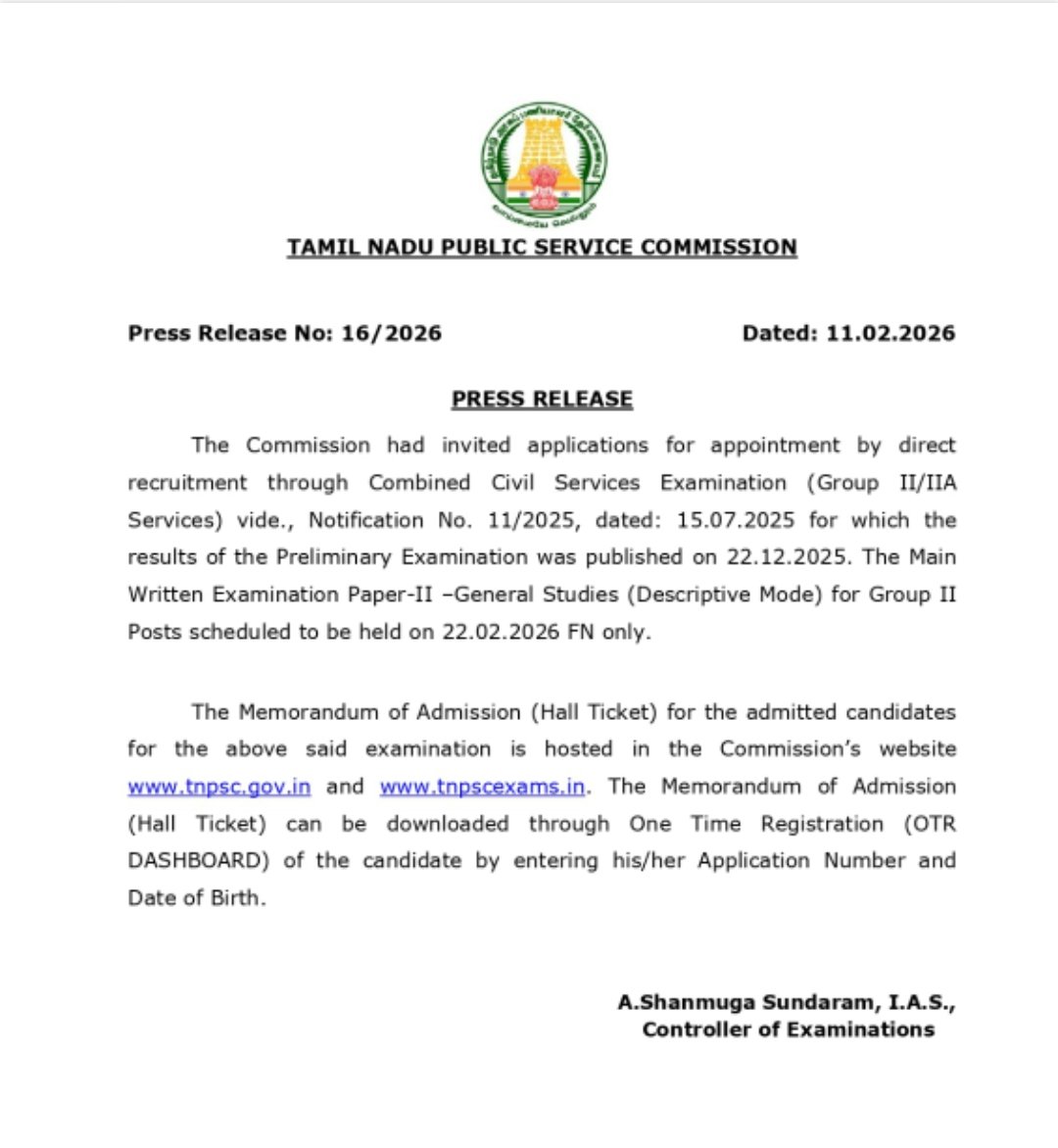 COE மாற்றம் கண்துடைப்பா?

TNPSC குரூப் 2a தேர்வு குளறுபடி காரணமாக தேர்வு கட்டுப்பாட்டு அலுவலர் சண்முகசுந்தரம் மாற்றப்பட்டதாக  தெரிவித்திருந்த நிலையில் 4நாட்களாகியும் அவரது பெயரிலேயே டிஎன்பிஎஸ்சி வெளியிடக்கூடிய செய்தி அறிக்கைகள் வெளிவருகின்றது