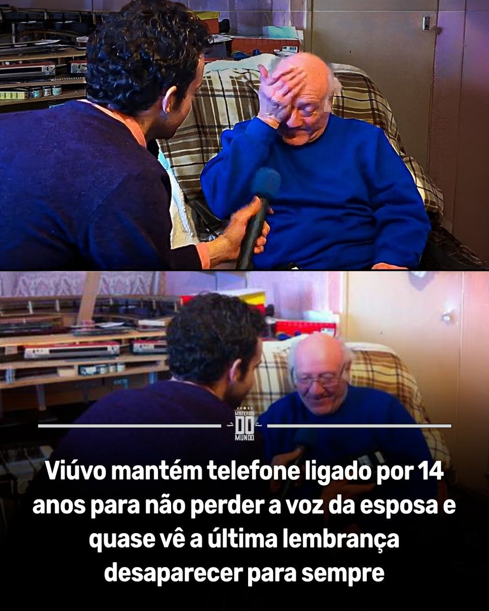misteriomundo's tweet photo. Durante 14 anos, o britânico aposentado Stan Beaton manteve sua linha de telefone fixo ativa mesmo sem utilizá-la para ligações. O motivo era a mensagem gravada na secretária eletrônica, com a voz de sua esposa Ruby, falecida em 2003 em decorrência de um câncer. Aquela saudação era a única lembrança em áudio que restava dela.

Em dezembro de 2015, uma atualização técnica da operadora BT reiniciou sistemas antigos e acabou apagando a gravação. Ao testar a linha, Stan encontrou apenas uma voz eletrônica no lugar da mensagem.

Após o caso chegar ao conhecimento da empresa, onze engenheiros foram mobilizados e passaram três dias analisando servidores fora de operação. O áudio foi recuperado e reproduzido pessoalmente na residência de Stan.