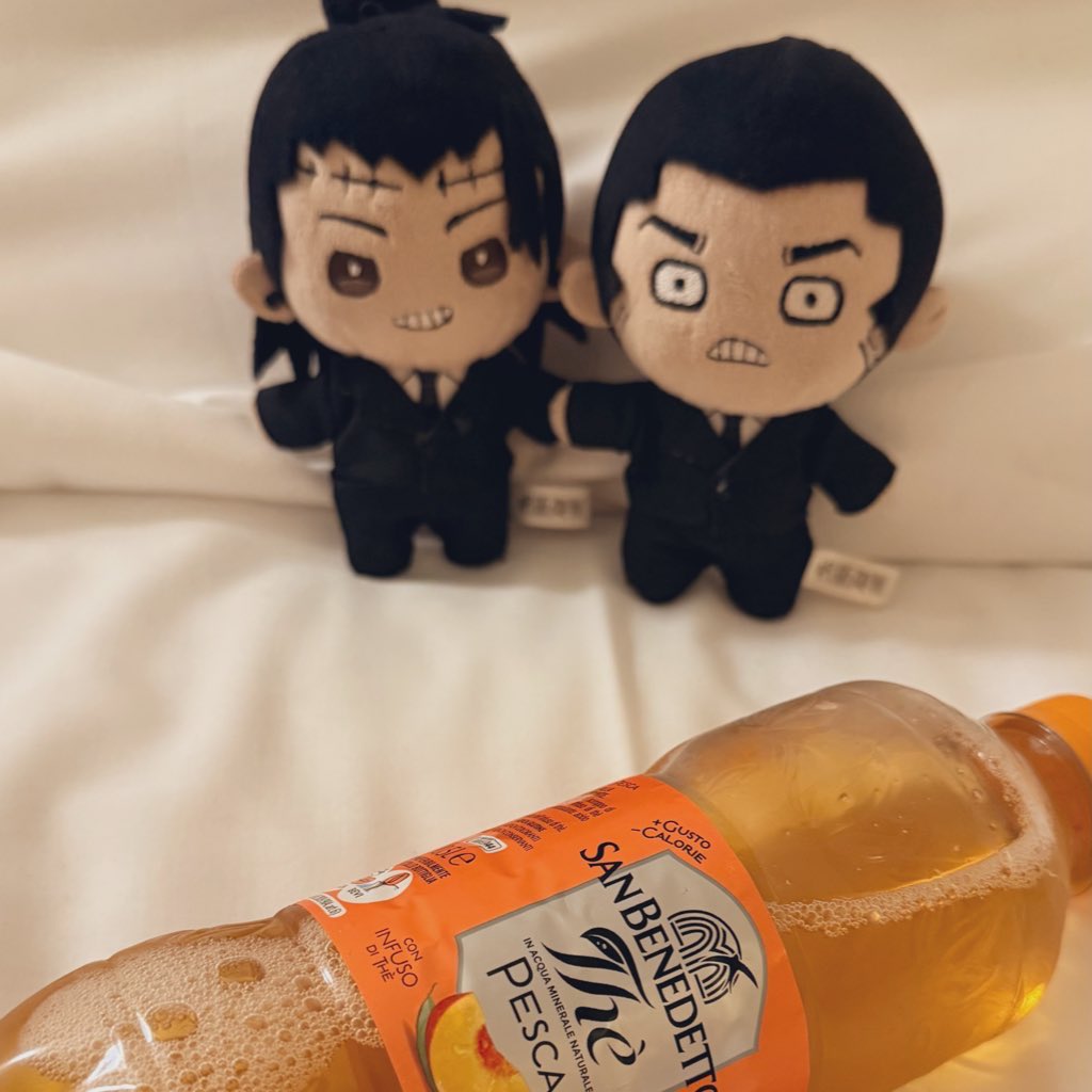 これは見た事ない🇮🇹のジュースに怯える📍ﾁｬﾝぬいの図です