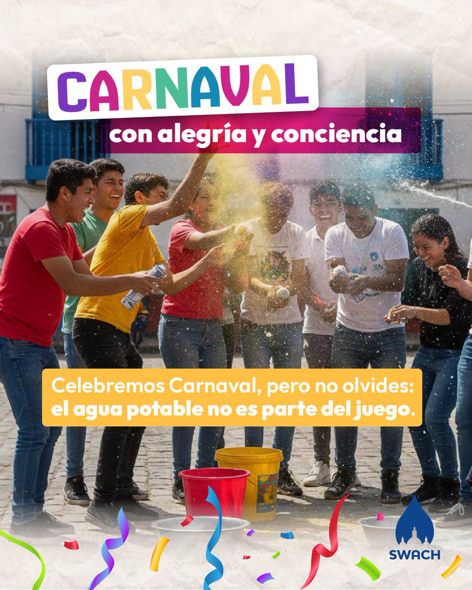 swach_ec's tweet image. Cada gota que ahorramos hoy es agua para mañana 💧
Este Carnaval, celebremos con conciencia y respeto por nuestro entorno. 🌍✨

#SWACH #CadaGotaCuenta #AcciónAzul