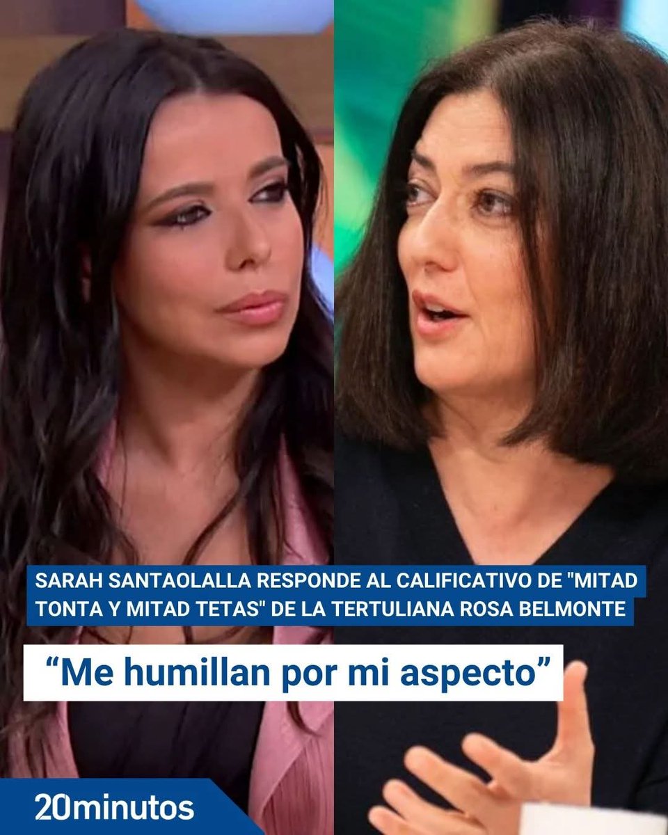 Dice SantaOlalla que la humillan por su aspecto, pero no dice nada de su intelecto.
Por algo será ‼️