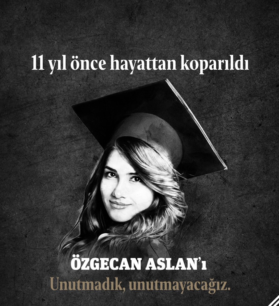 Unutmadık, unutmayacağız. 
#OEzgecanAslan