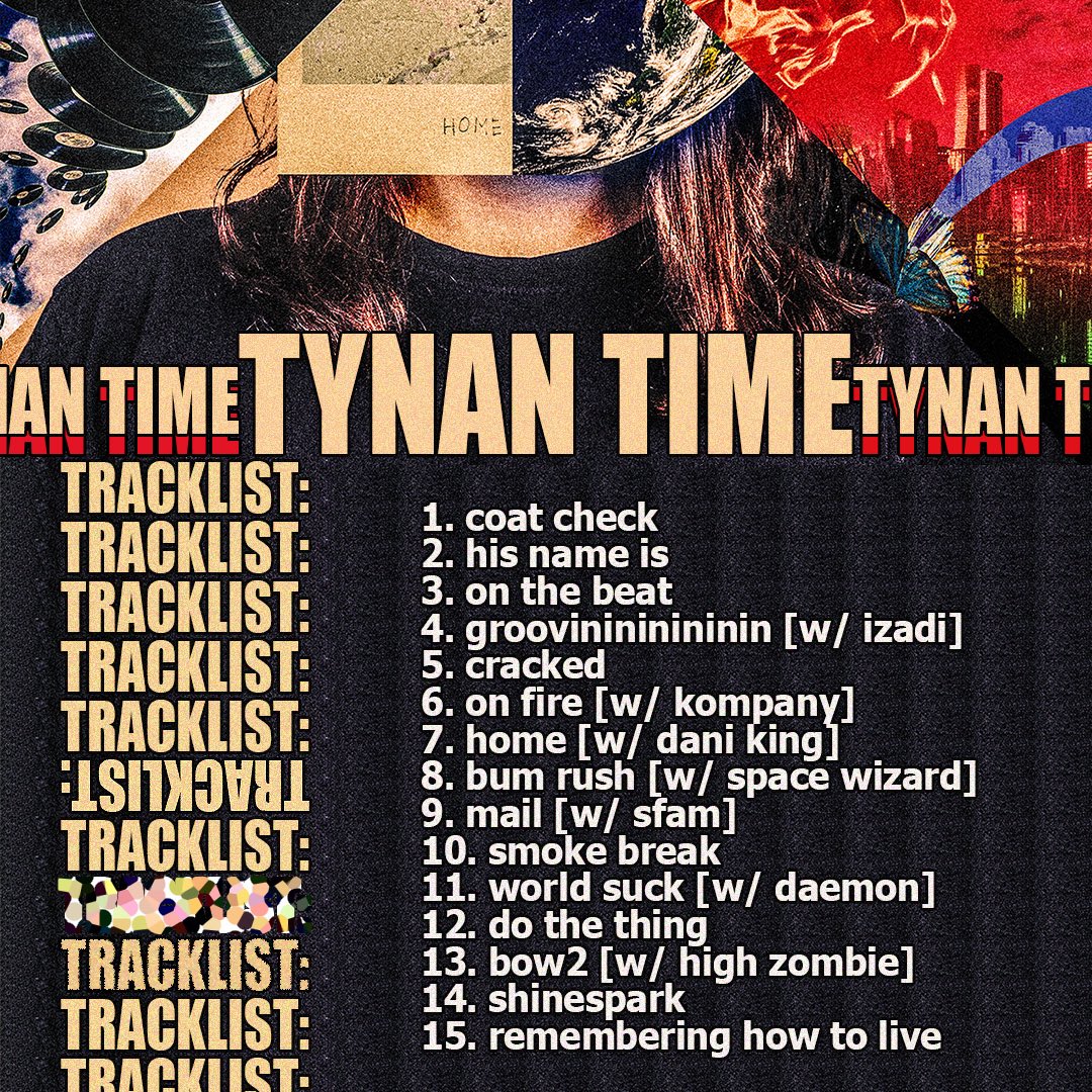 TYNAN TIME COVER + TRACKLIST !!!

only two more days til my debut album drops. it still doesn't feel real 😭😭