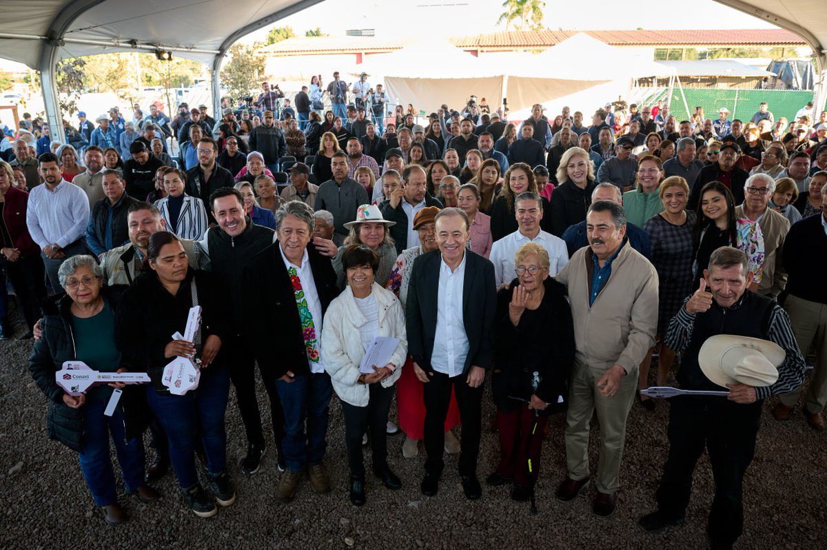 Hoy el acceso a una vivienda digna es una realidad en Sonora. 

Con la CONAVI y el respaldo de la presidenta Claudia Sheinbaum, entregamos todos los terrenos necesarios para la construcción de 65 mil viviendas. Con ello, fortalecemos el derecho a un hogar digno y aseguramos más y
