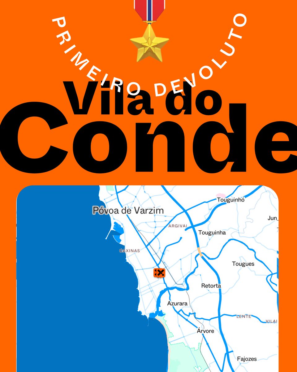 Também já contamos com Vila do Conde