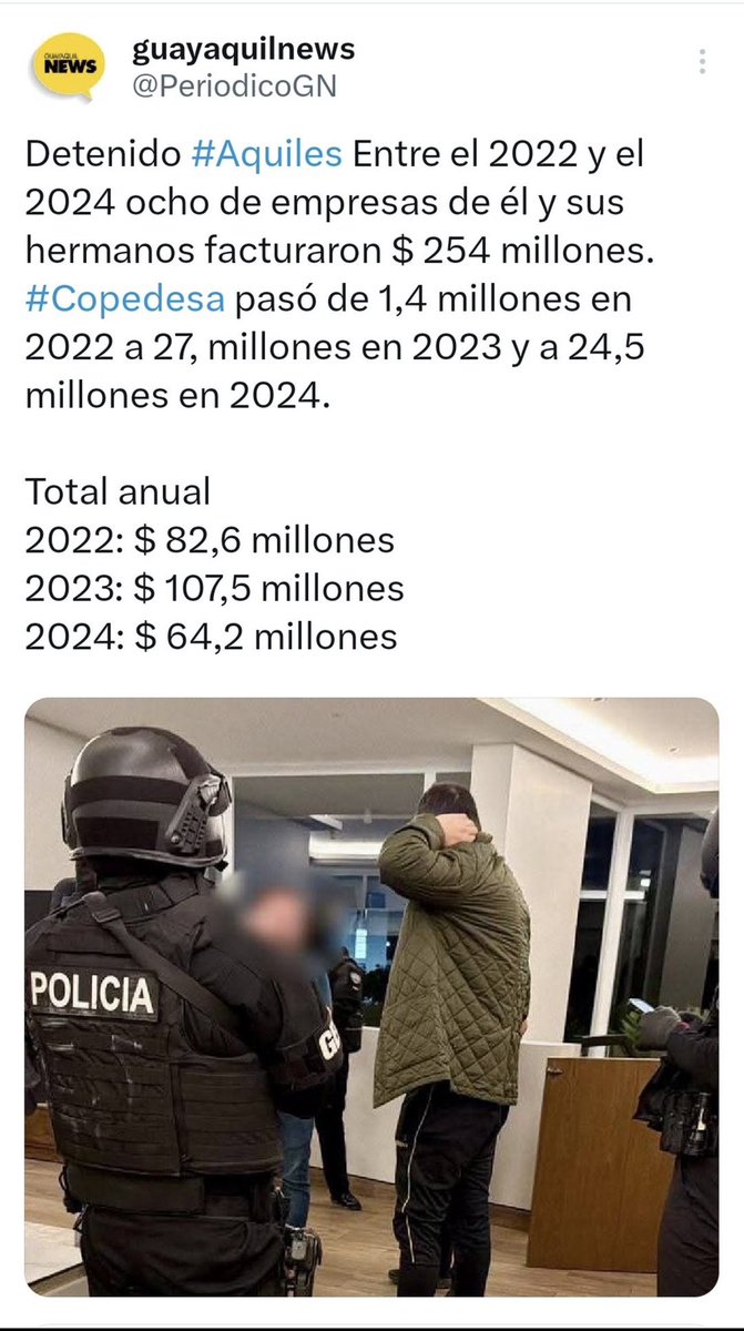 elinformante84's tweet photo. Recuerden que #DanielSalcedo denunció a #AquilesAlvarez de haber estado involucrado en EL ROBO CRIMINAL DE  LOS  INSUMOS MÉDICOS DURANTE LA PANDEMIA.

Me alegro de corazón de verlo TIRADO COMO UNA RATA 🐀 🐀🐀🐀 EN EL SUELO.

Gracias a @PeriodicoGN sabemos SOLO UNA PARTE DE TODO EL DINERO QUE NOS ROBÓ LA FAMILIA #Henriquez.

No merecen lástima, no son víctimas, son monstruos sin alma que mantienen a Guayaquil más pobre que nunca

Ni con #Abdala LADRÓN DE ALTA GAMA, vivimos esto: HAMBRE, MISERIA Y MUERTE..