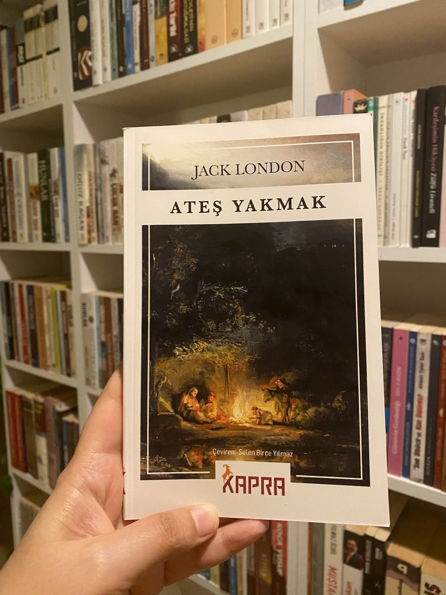 birvenusgil's tweet photo. 📚 Ateş Yakmak
Jack London’ın edebi betimlemelerini ve akıcı dilini her zaman sevmişimdir. Bu dört kısa hikâyeden oluşan kitabı da, daha yoğun okumalar arasında bir “nefes arası” olarak seçmiştim. https://t.co/v7aK6mowru