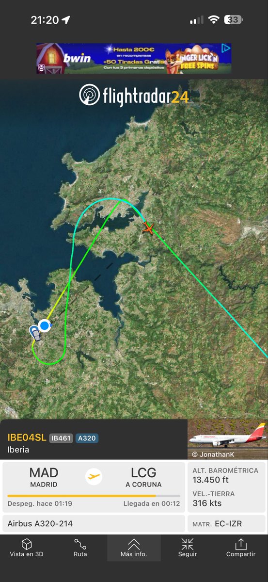 ChemaRCD's tweet image. De vuelta para Madrid? Acabo de verlo intentando aterrizar @EloyTP