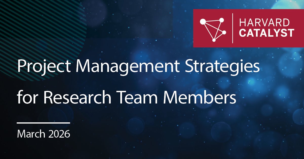 Harvard Catalyst tweet media